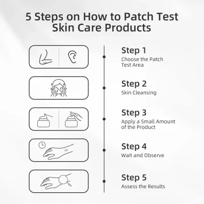 how to patch test skincare products